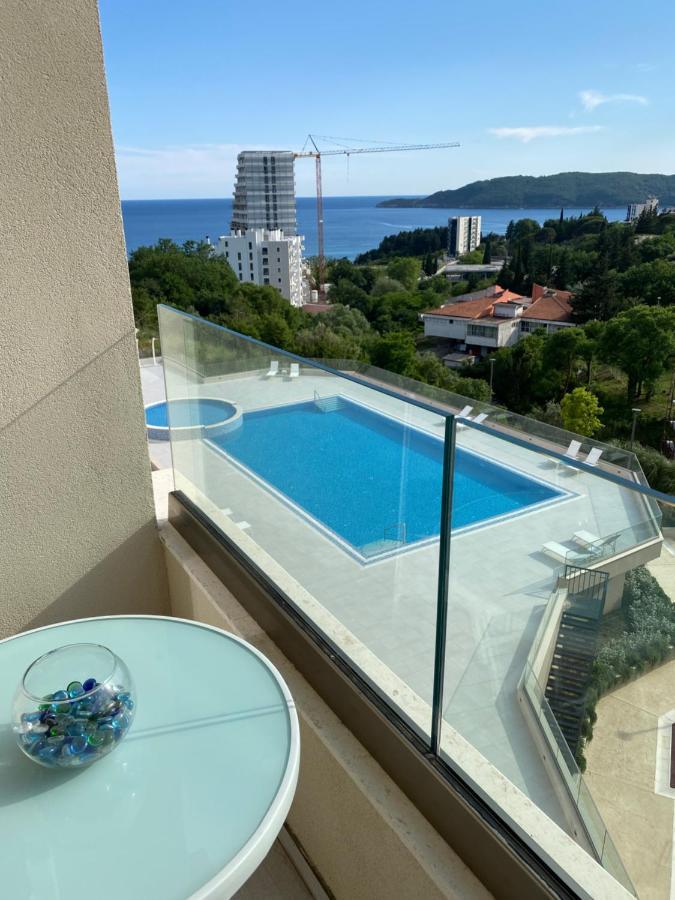 Comfort Studio With Sea View And Swimming Pool Bečići Exterior foto