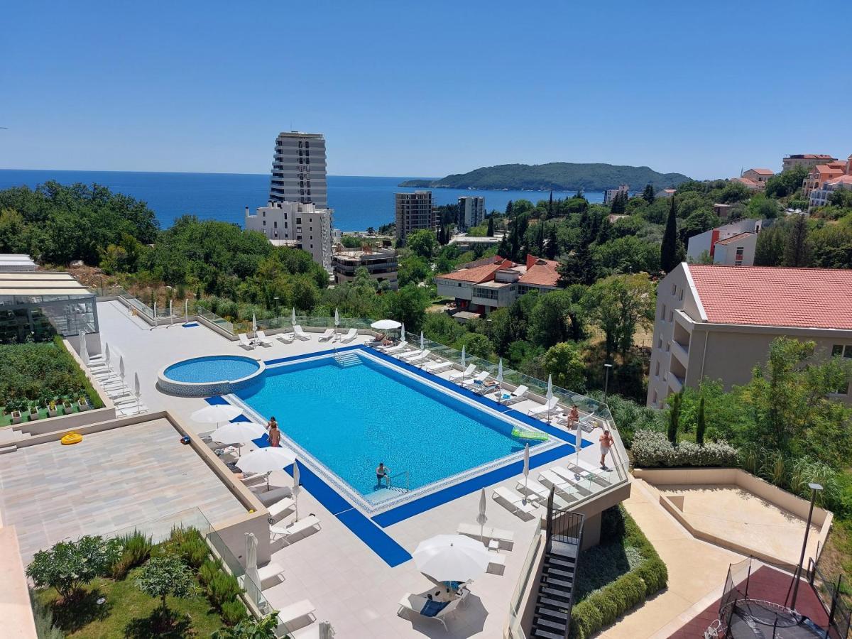 Comfort Studio With Sea View And Swimming Pool Bečići Exterior foto